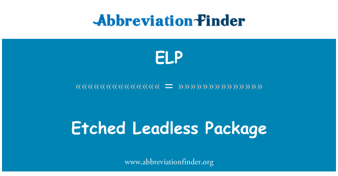 ELP: Jedkano Leadless paket