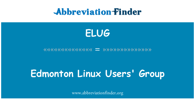 ELUG: Grup d usuaris de Linux de Edmonton