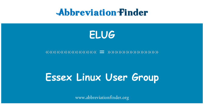 ELUG: Essex Linux User Group