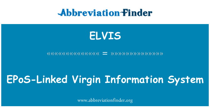 ELVIS: System wybodaeth Virgin sy'n gysylltiedig â EPOS yn effeithio