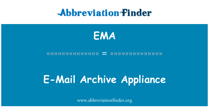 EMA: Apparecchio archivio e-Mail