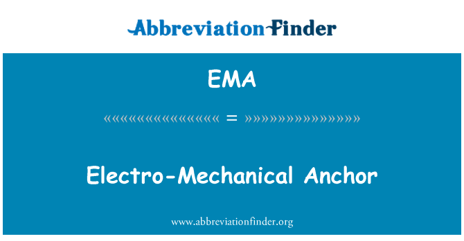 EMA: Electro – Mechanical neo