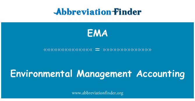 EMA: 环境管理会计