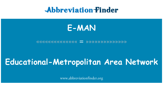 E-MAN: Pædagogiske-Metropolitan Area Network