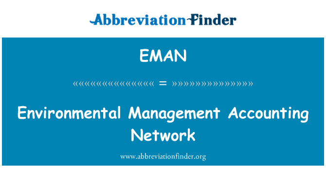 EMAN: Environmental Management Accounting Network