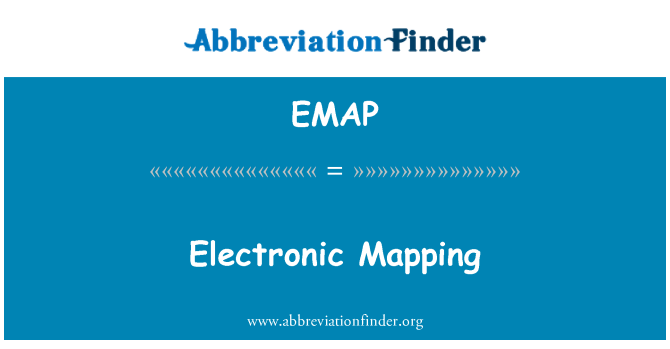EMAP: Elektroniskās kartes