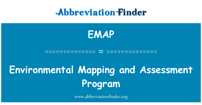 EMAP: Ekologické mapování a hodnocení programu