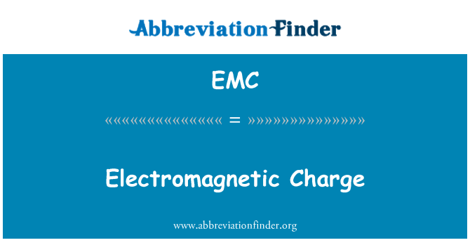 EMC: Electromagnetic Charge
