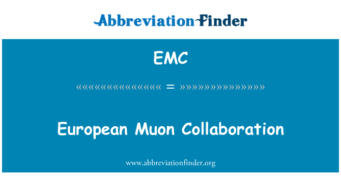 EMC: Kolaborasi Eropa Muon