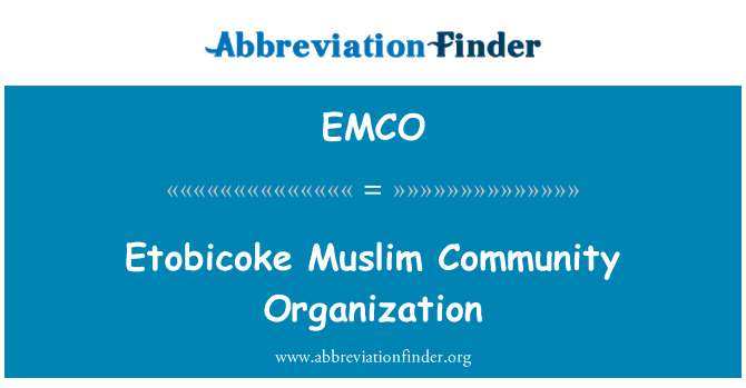 EMCO: Etobicoke muslimanske zajednice organizacija