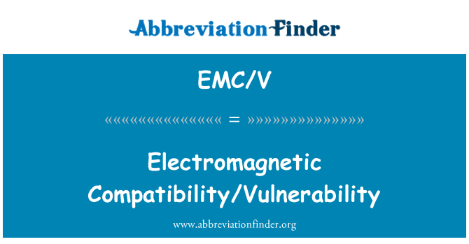 EMC/V: Elektromagnetische Verträglichkeit/Schwachstelle