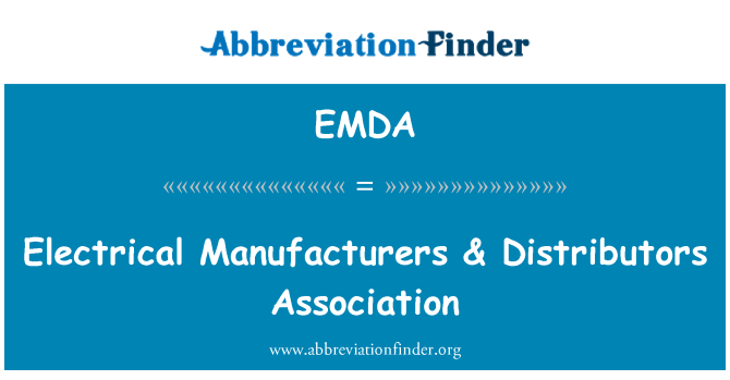 EMDA: יצרני חשמל & מפיצים האגודה