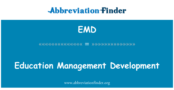 EMD: Education Management Development