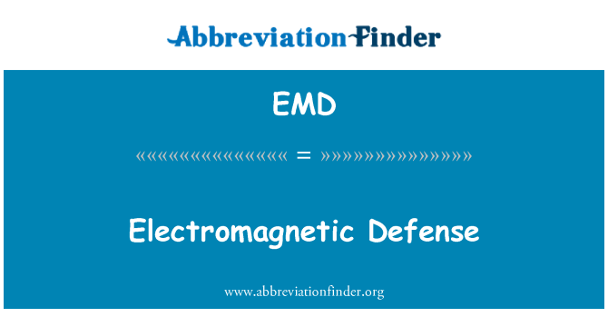 EMD: Elektromagnetik pertahanan