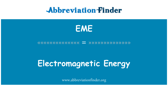 EME: Enèji électromagnétique