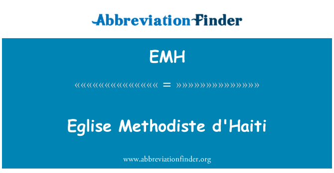 EMH: Eglise Methodiste d'Haiti