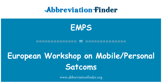 EMPS: European Workshop on Mobile/persönliche Satcoms