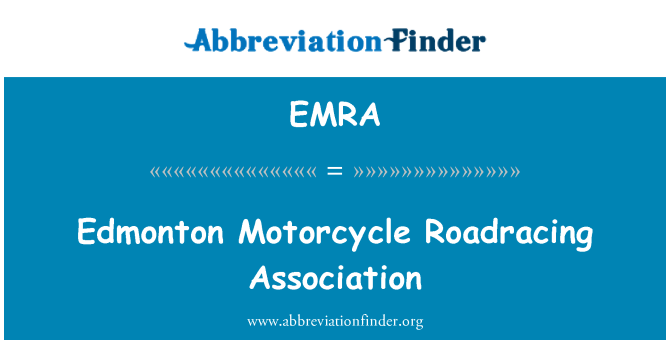 EMRA: ادمونتون موتور سیکلت Roadracing انجمن