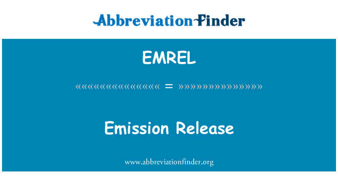 EMREL: Emissie Release