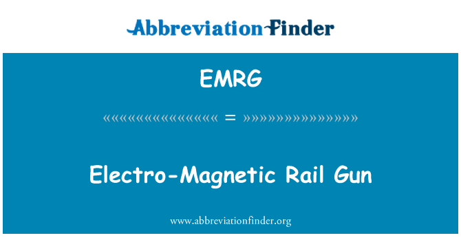 EMRG: Ferrovija elettro-manjetika Gun