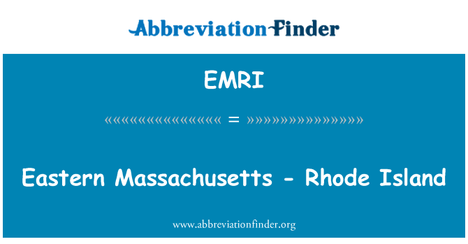 EMRI: Pati lès Massachusetts - Rod Aylann