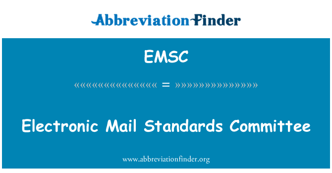 EMSC: Elektronische Post Standards Committee