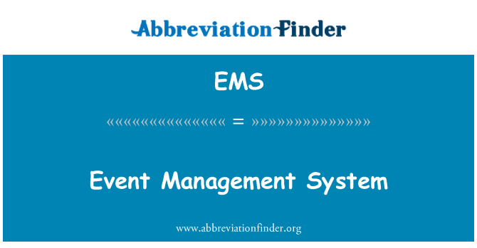 EMS: سیستم مدیریت رویداد