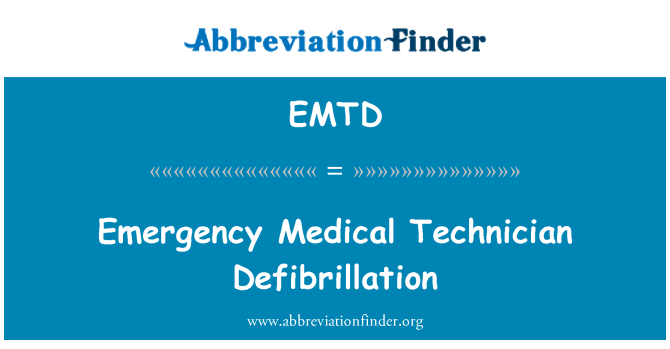 EMTD: Acil tıp teknisyeni defibrilasyon