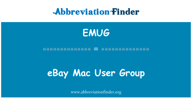 EMUG: eBay, Mac kap itilize li an gwoup