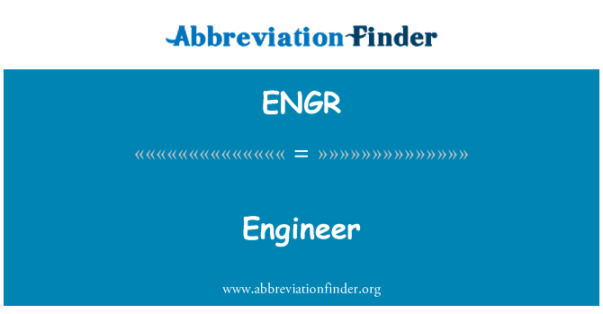 ENGR: Ingegnere