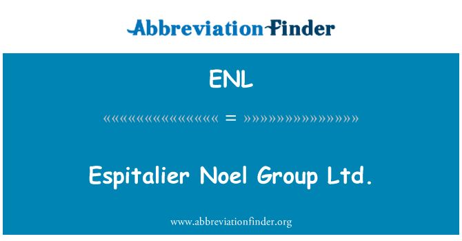ENL: Espitalier Noel 集団有限公司
