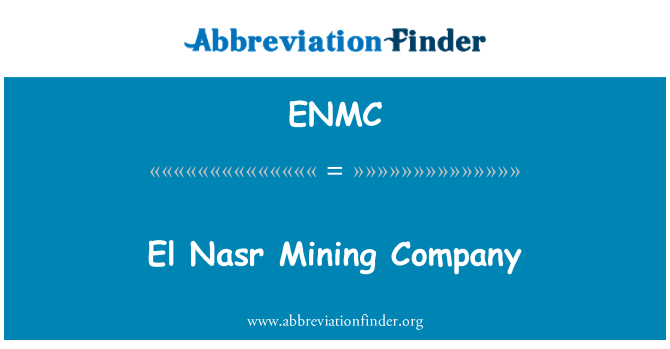 ENMC: El Nasr konpayi minye