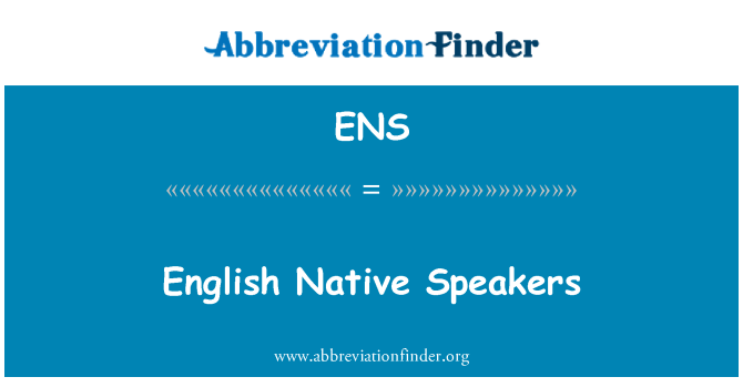 ENS: Pale Angle natif-natal yon