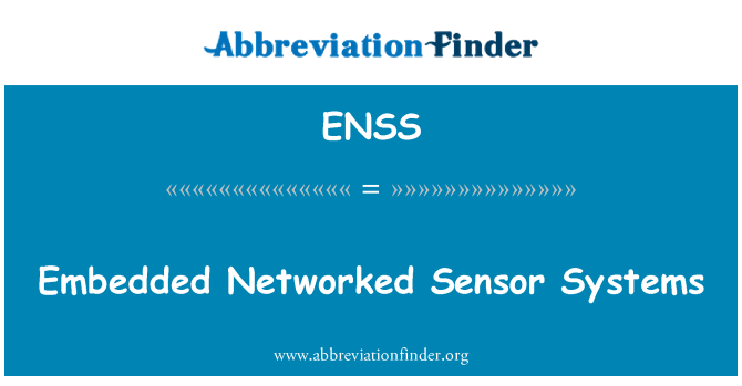 ENSS: Indlejrede systemer, netværksbaserede Sensor