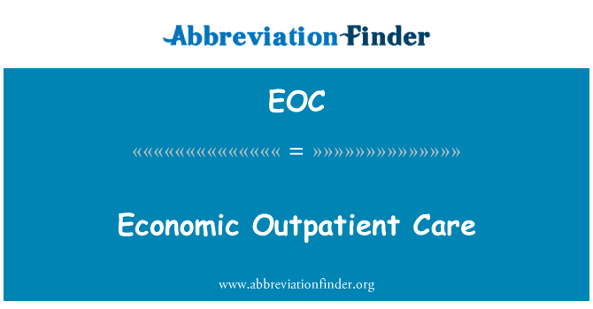 EOC: Economic Outpatient Care