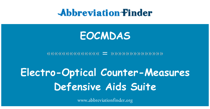 EOCMDAS: الکترو نوری اقدامات ضد ایدز دفاعی سوئیت