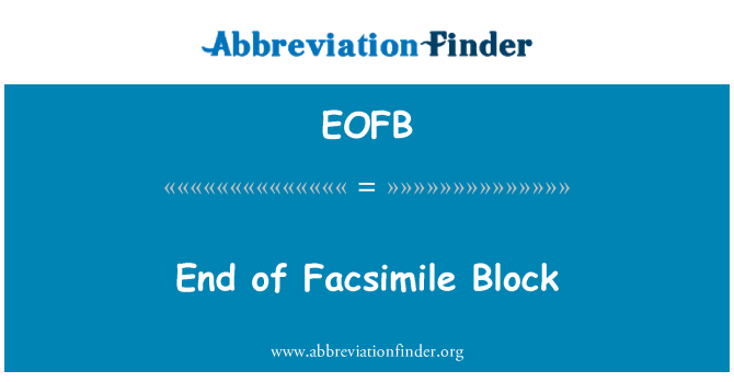 EOFB: Faksimila bloka beigas