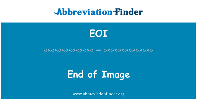 EOI: Fin de estati