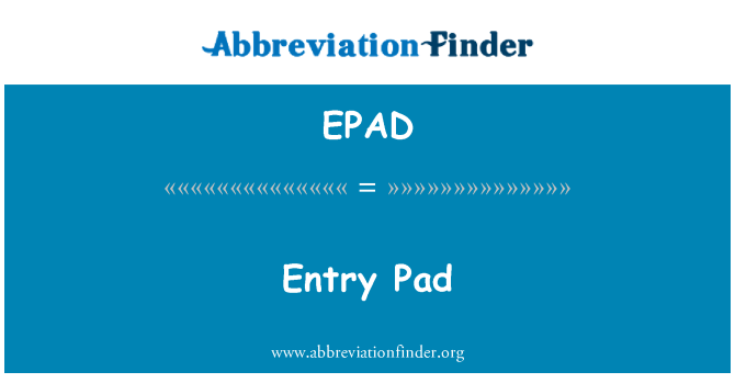 EPAD: Įrašas Pad