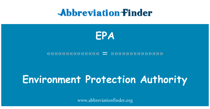 EPA: Úřad pro ochranu životního prostředí