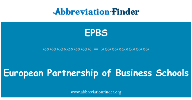 EPBS: Evropské partnerství obchodních škol