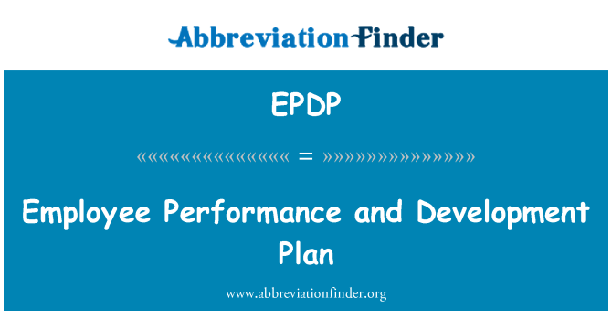 EPDP: 員工的業績和發展計畫