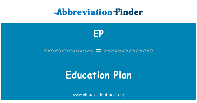 EP: Onderwijs Plan