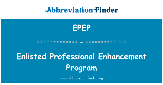 EPEP: Profesionāli kareivji uzlabošanas programma