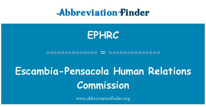 EPHRC: Escambia-Pensacola mänskliga relationer kommissionen