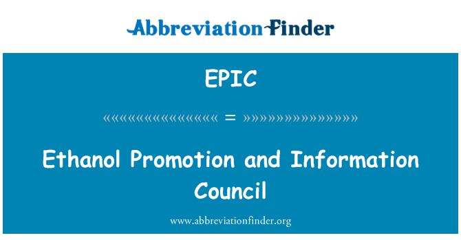 EPIC: Ethanol Promotion and Information Council