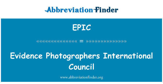 EPIC: Evidence Photographers International Council