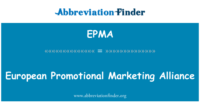 EPMA: Aliança de màrqueting promocional europeu