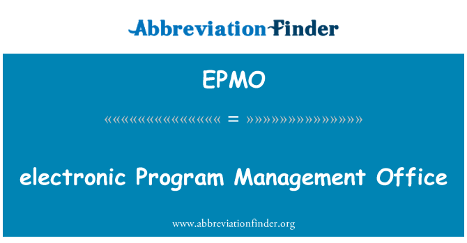 EPMO: elektronický Program správy úřadu