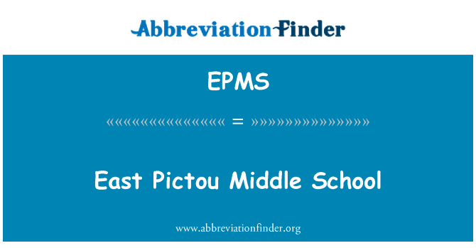 EPMS: East Pictou vidusskolā